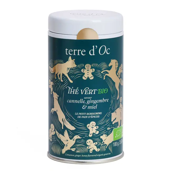 Thé vert bio gingembre cannelle miel Promotion Saisonnière