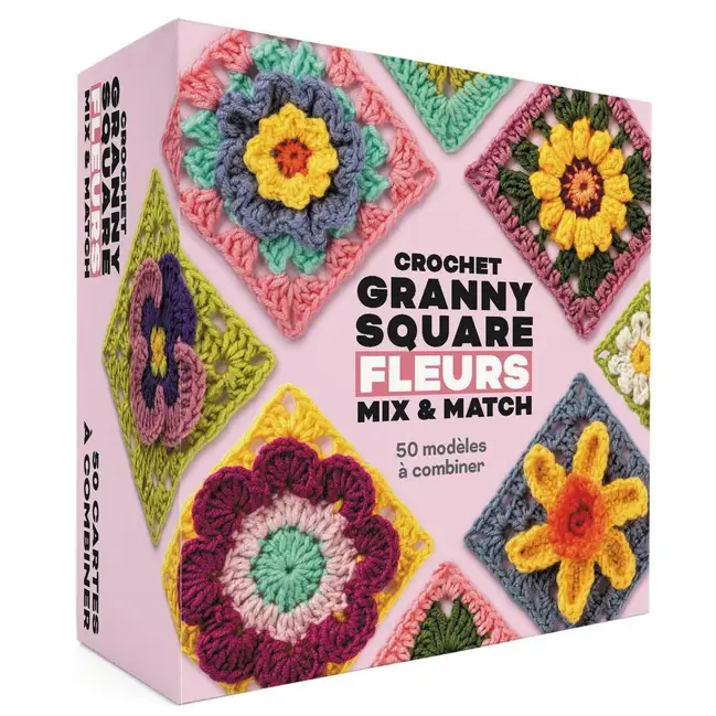 Coffret crochet granny square fleurs mixetmatch Meilleur Choix