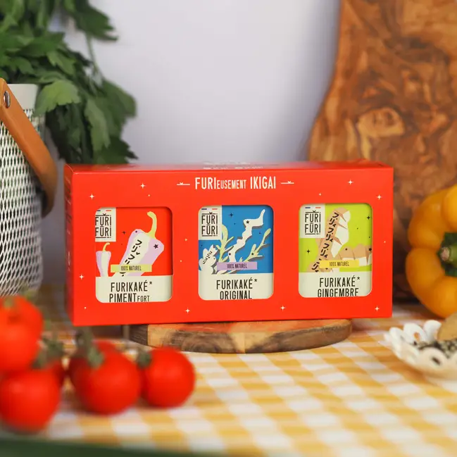 Produit De Marque Furikake trio piment gingembre original