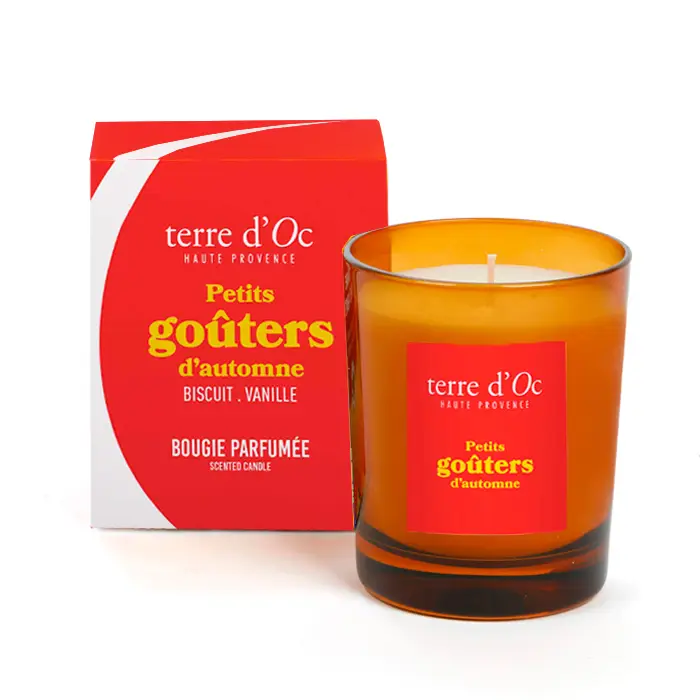 Petits goûters d’automne bougie parfumée 180 g terre d'Oc Prix Cassé