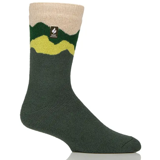Chaussettes fines unisexe Heat Holders 39/45 Vert Certifié