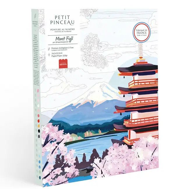 Peinture au numéro Mont Fuji La Petite Épicerie Achat Immédiat