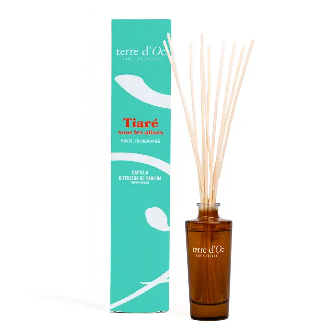 Offre Limitée Tiaré sous les alizées Capilla parfumé monoï frangipanier 100 ml terre d'Oc