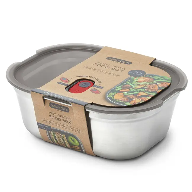 Grande lunch box 1,2 L multifonction en acier inoxydable Black and Blum Expédié Aujourd'hui