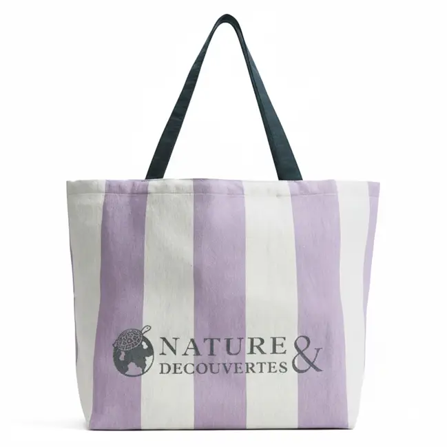 Sac cabas réutilisable éco-conçu Lilas Livraison Express