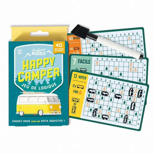 Happy Camper jeu de logique au format voyage Commande En Gros