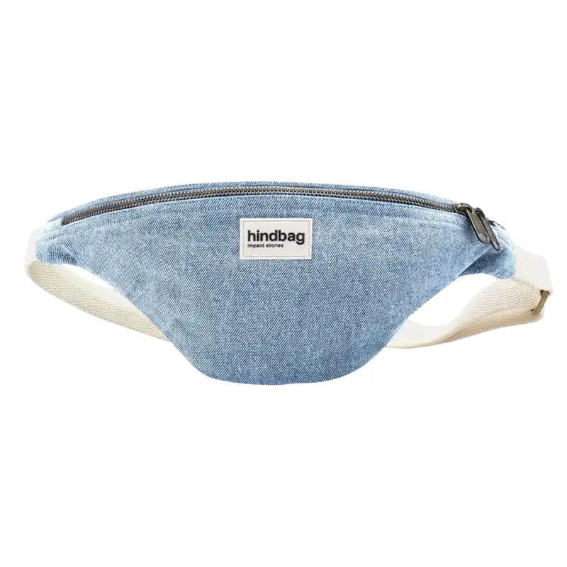 Affaire À Saisir Sac banane coton bio Olivia Hindbag Denim