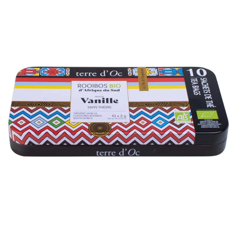 Rooibos vanille bio 10 sachets de l'hospitalité Fair For Life terre d'Oc Vente Directe
