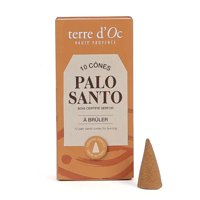 Bon Marché 10 cônes d'encens naturel Palo Santo du Pérou à faire brûler terre d'Oc