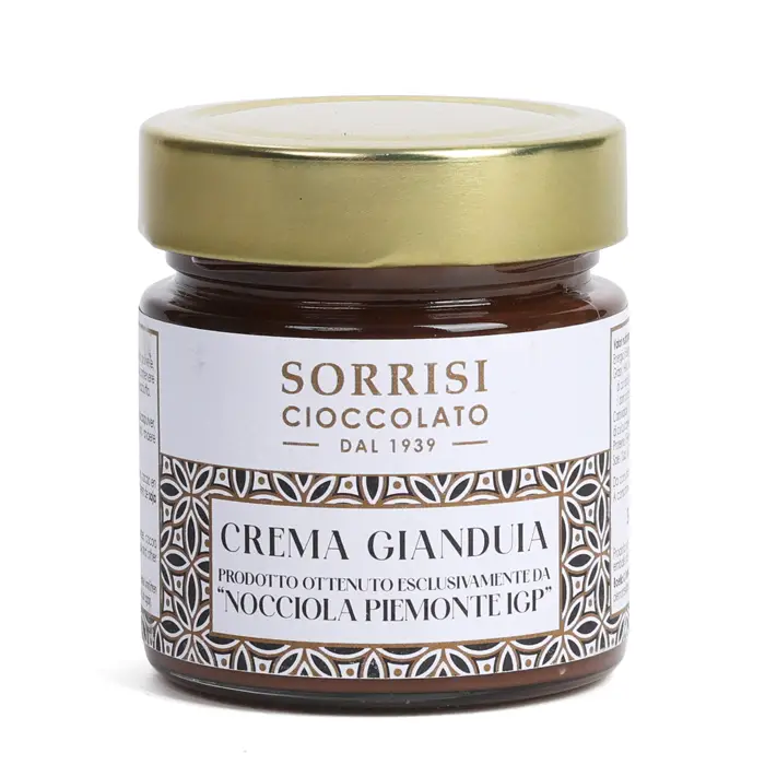 Meilleur Prix Crème gianduia italienne aux noisettes du Piémont 220g Sorrisi Cioccolato