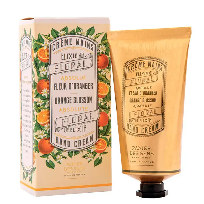 Crème pour les mains Fleur d'Oranger 75 ml Panier des Sens Top Vente