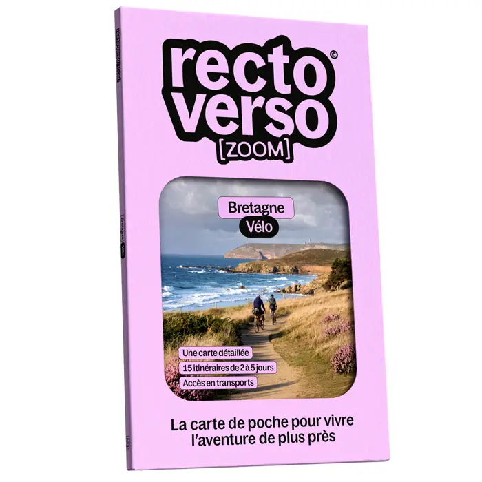 Achat Immédiat Guide Recto Verso Zoom Bretagne à vélo