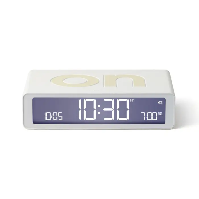 Réveil Flip Classic Lexon Blanc Prix Réduit