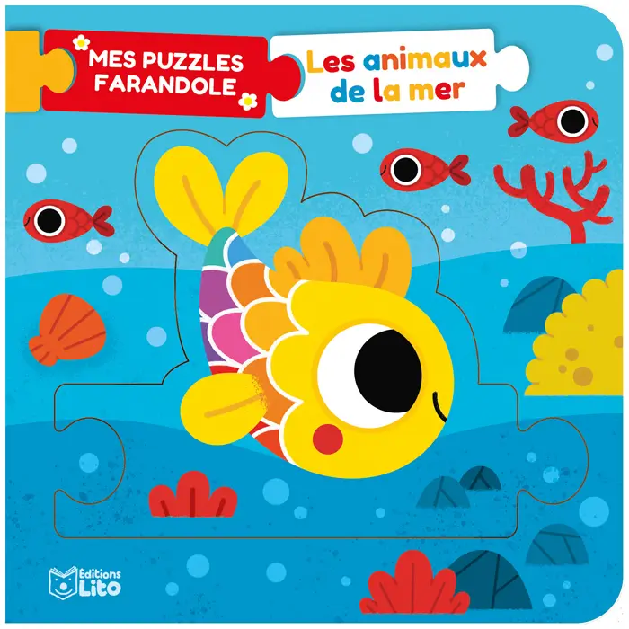 Mes puzzles farandole les animaux de la mer Commander Vite