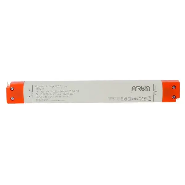 Transformateur LED SELV 100W 12V DC ultra plat 220V Acheter Direct