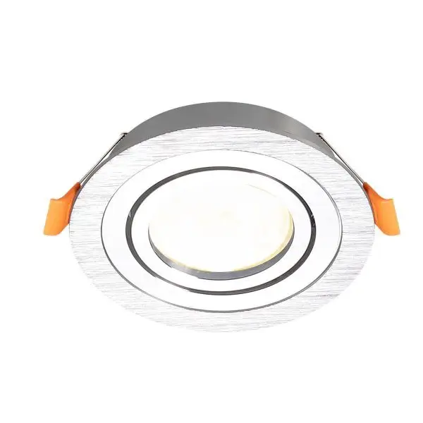Support orientable Aluminium brossé pour GU10 et MR16 Jusqu&rsquo;à Épuisement Des Stocks