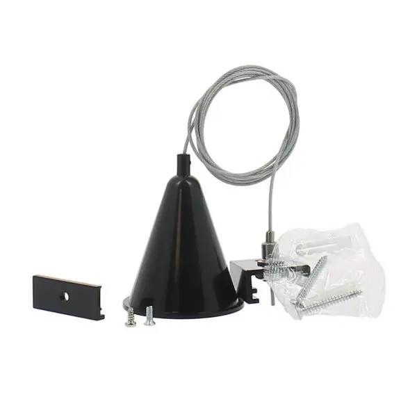 Solde Kit de Suspension pour Rail 4 Wire noir - 3 phases