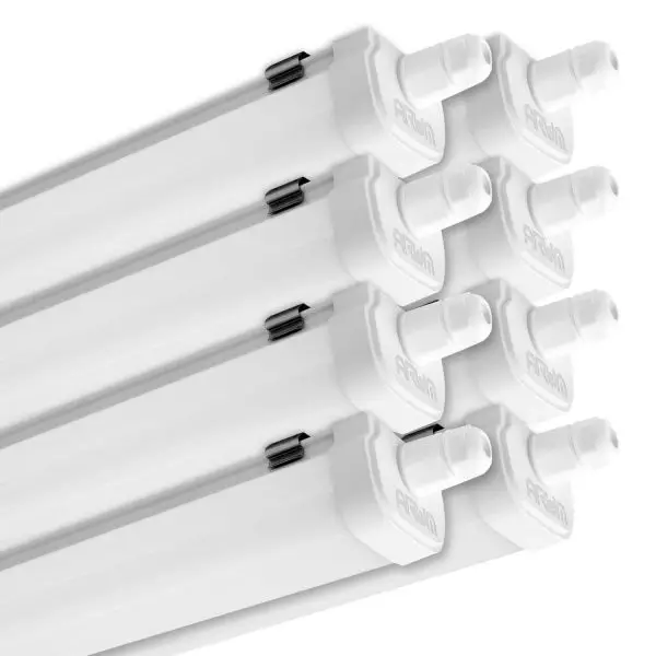 Lot de 8 Reglettes LED Etanche Panama 120cm 40W IP65 Interconnectable Bon Plan