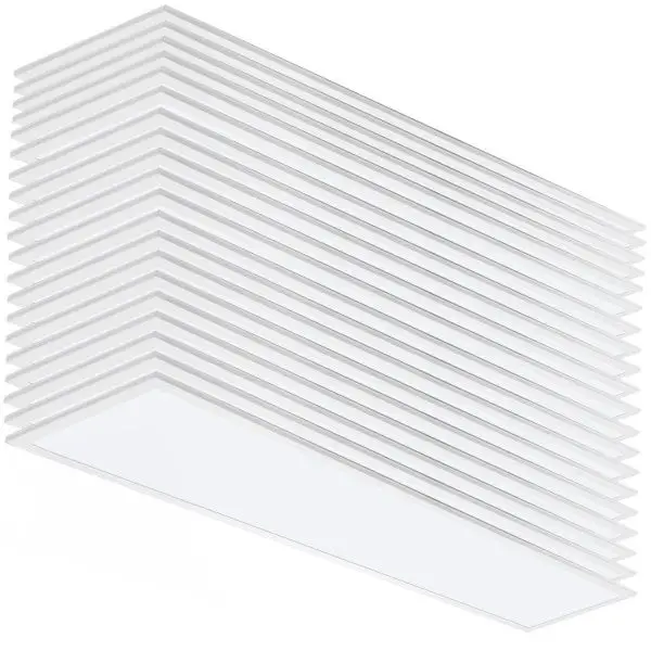 Acheter Direct Lot de 20 Dalles lumineuses LED 40W 1200 x 300 mm garantie 3 ans