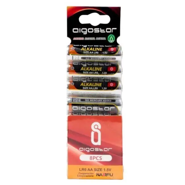 Acheter Direct Lot de 8 Piles AA LR6 Alcaline 1.5V