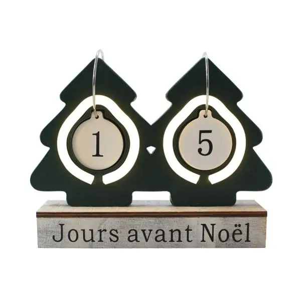 Réduction Calendrier de l&rsquo;Avent LED à piles