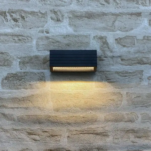 Pas Cher Applique Murale SIERRA Balisage Noir 3,6W IP65