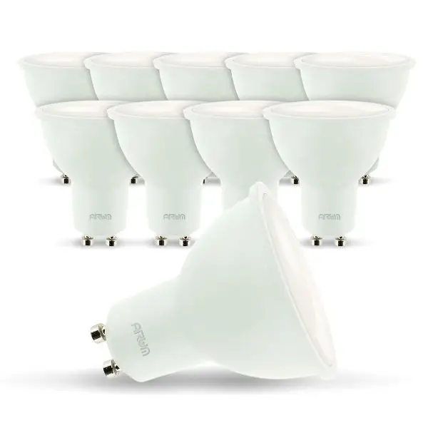Lot de 10 ampoules spot LED GU10 5W eq 50W Retour Gratuit