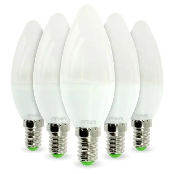 Lot de5 Ampoule LED E14 6W Eq40W Promotion Saisonnière