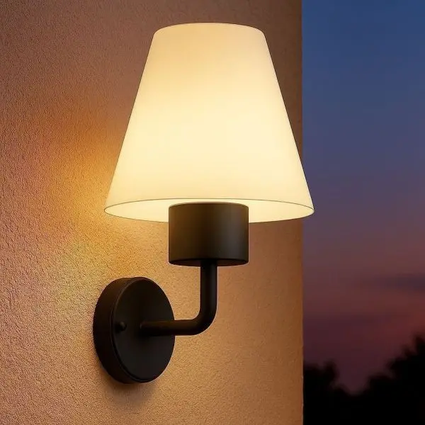 Soldes Applique murale extérieure E27 IP44 AURA anthracite