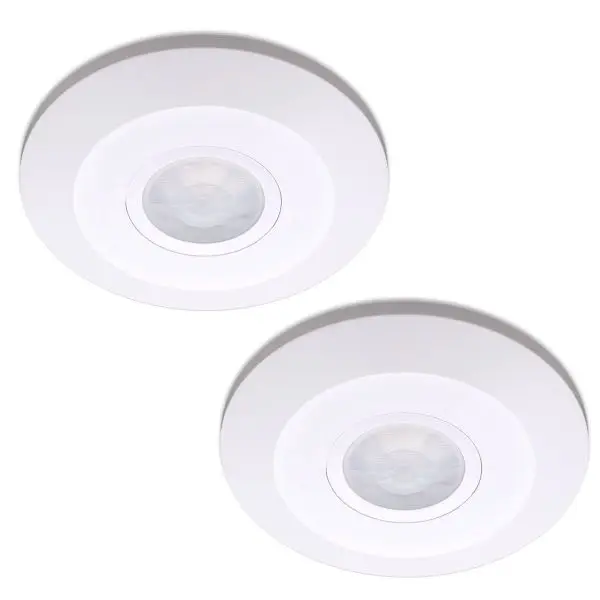 Lot de 2Détecteurs de Mouvement en saillie PIR 360º IP20 Promotion Saisonnière
