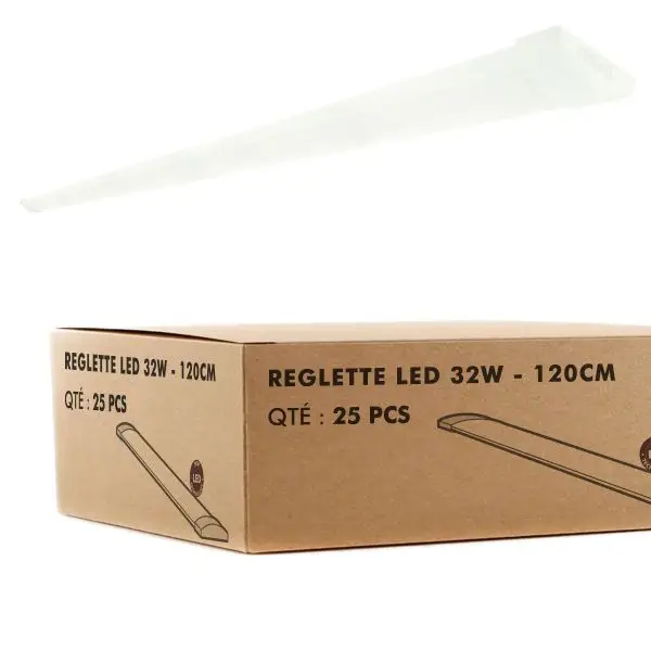 Meilleur Prix 25 Reglettes LED lumineuse LINE 120cm 32W IP40 3400Lm