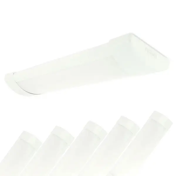 Acheter En Ligne 6 Reglettes LED extra plate LINE 8W Eq 80W IP40 750Lm 28cm