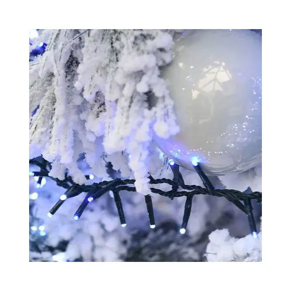 Guirlande flicker 9m 340 LED blanc pur + 60 LED flash blanc pur Commande En Gros