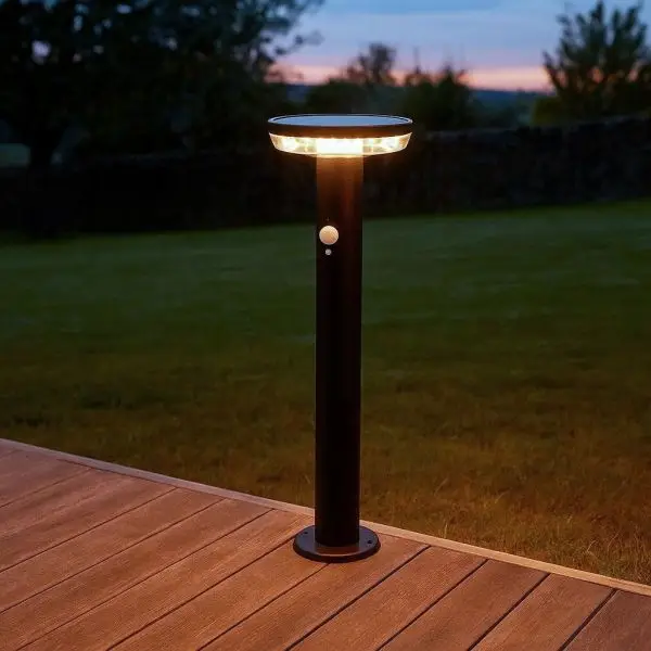 Meilleure Vente Borne Solaire MIRAMAR Equi. 60W Détecteur de Présence 3 Modes