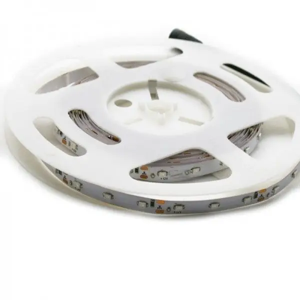 Rouleau de ruban LED 5Mètres SMD3528 Bleu - 60LEDs IP20 Retour Gratuit