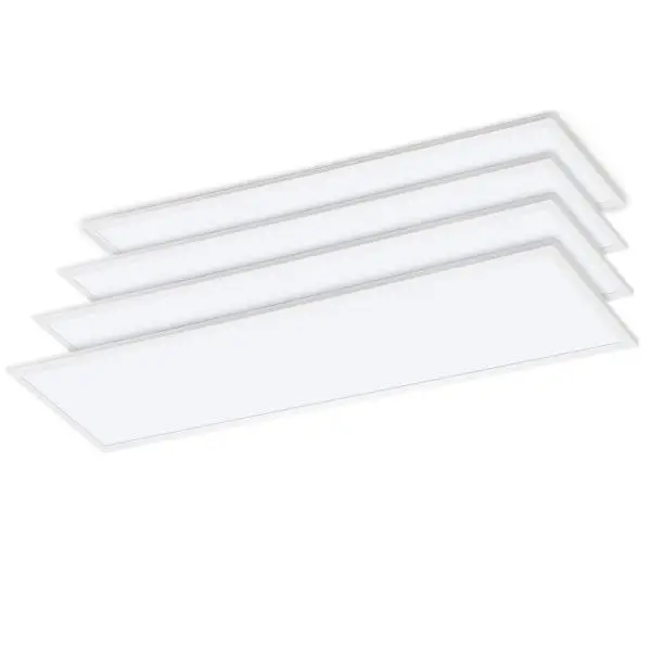 Lot de 4 Dalles lumineuses LED 40W 1200 x 300 mm Offre Spéciale