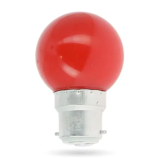 Produit De Marque Ampoule Led Rouge 1 watt (équivalent à 10 watt) Guirlande Guinguette