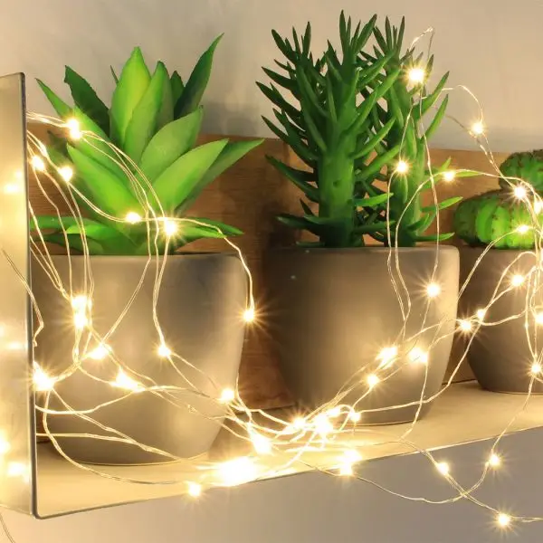 Guirlande 7m50 150 micro LED blanc chaud animée Usine Directe