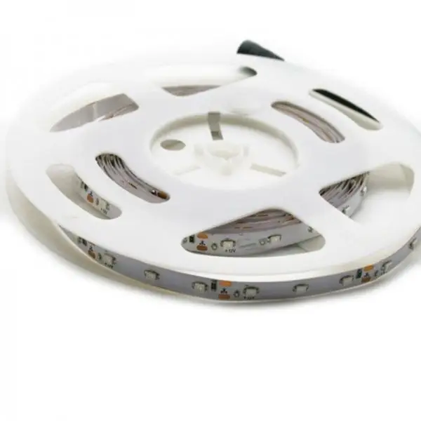 Strip LED 5Mètres SMD3528 – 60LEDs Blanc chaud IP20 Achat Immédiat