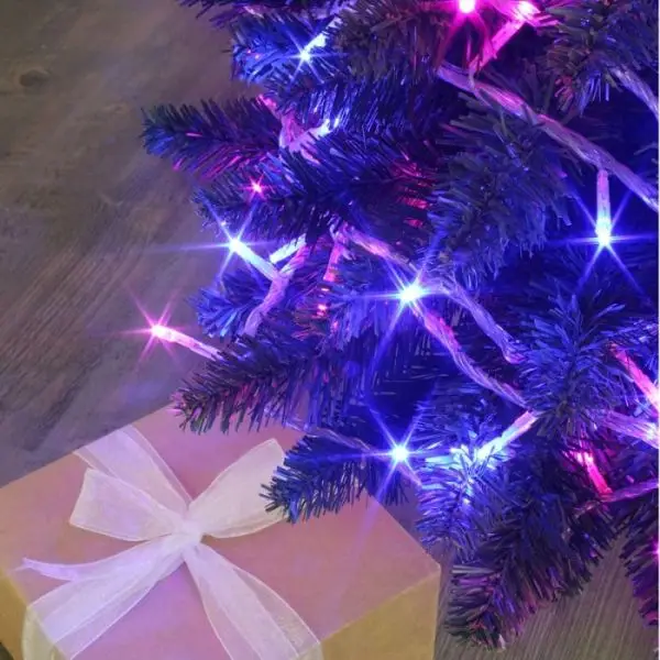 Guirlande flicker 128 leds bleues et roses Bon Plan