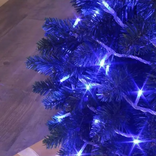 Guirlande lumineuse flicker 128 LED bleu Intérieur / Extérieur Commander Maintenant
